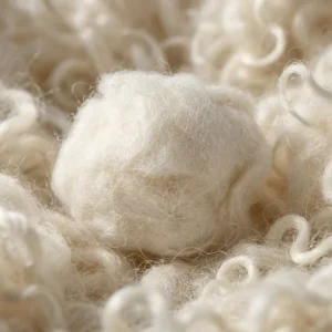 18-21.5 Micron Combed Scoured Merino Wool Natural Color Luxury Next-to-Skin Apparel