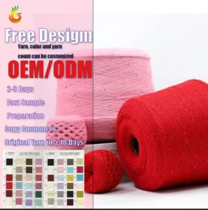 18 Count Fancy Color Dyed Black Polar Fleece Yarn 40% Acrylic 26% Nylon 29% PBT 5% Eco friendly Special Fiber Abrasion Resistant