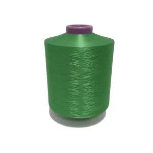 180 Celsius Sheath-core Low Melting Yarn DTY Light Green Polyester Yarn 150D/48F