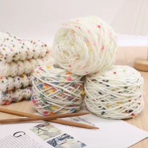 1Roll 50g Fancy Yarn Hand Spun Art Yarn Skein Multifiber Multicolored with Hand Blended Handmade for Knitting Crafts