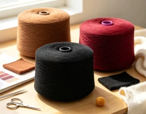 1kg Anti pilling Acrylic Blended Yarn Dyed Yarn for Knitting Sewing