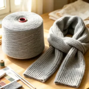 1kg High Tenacity Dyed Halm Cotton Blended Yarn For Hand Knitting Sewing