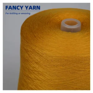2 48Nm Core Spun Fancy Yarn 50% Viscose 28% PBT 22% Nylon for Knitting Weaving OX 036 Model