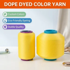 20/70 30/70 40/70 Anti Pilling Core Spun Open End Dyed Spandex Single Covered Nylon Yarn for Weaving & Socks Knitting