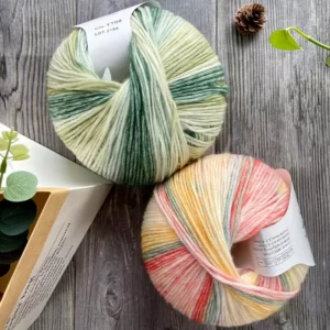 200g Wool Hand Woven Soft Yarn Blended Knitted Yarn