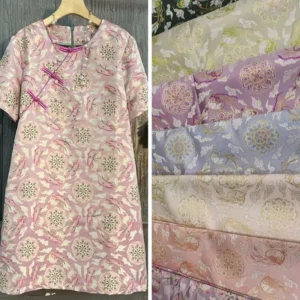 207gsm Yarn Dyed Brocade Fabric Woven Jacquard Design for Clothing & Dresses