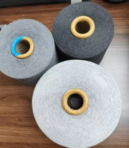20S/1 70% Polyester 30% Cotton Carded OE Yarn Eco Friendly Recycled Grey Blended Melange TC Yarn RG073 CV0.5% Knitting 30 Colors