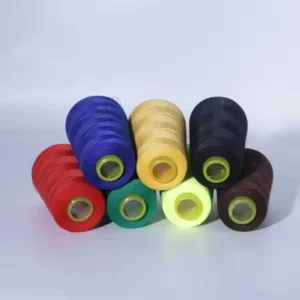 20s/2 1500y High Speed Hilo High Tenacity 100% Polyester Dyed OE Thread for Sewing & Knitting