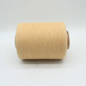 20s RG Beige Color Recycled Yarn 65/35 Polyester Cotton Knitting Yarn PC Yarn for Knitting Socks