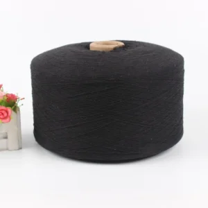 20s Rg Black Recycle Yarn 65 35 Polyester Cotton Knitted Pc Textile Yarn for Knitting Socks