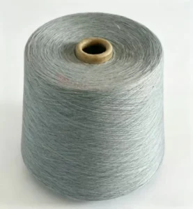 21S 100% Polyester High Tenacity Raw Ring Spun Yarn Grey Color #2 for Knitting Weaving