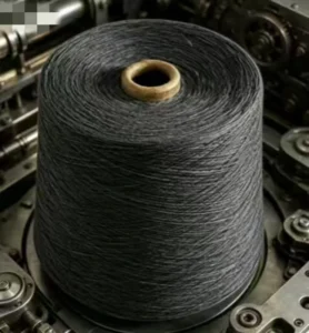 21S 100% Polyester Yarn High Tenacity Raw 7# Grey for Sewing Socks Workwear & Home Textiles