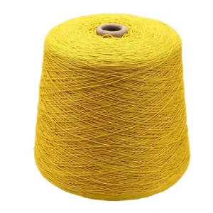 21S 2*3 Yellow Singeing Mercerized Cotton Tape Lace Yarn Embroidery Thread Cotton Cone Yarn Crochet Cotton Yarn