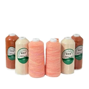 24s Commercial Acrylic Embroidery Thread Solid Gold Silver Metallic Yarn for High Speed Towel Embroidery Machines