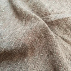 25% Tussah Silk 75% Linen Fabric Yarn Dyed Plain Tussah Silk Linen Blend Fabric for Shirts Dresses