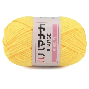 25g 4ply 100% Acrylic Yarn Organic Cotton Yarn Milk Cotton Yarn for DIY Doll Baby Handmade Knitting and Crochet