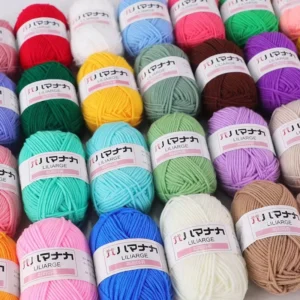 25g Polyester Chenille Bulky Yarn Texturized Fancy Knitting Eco-Friendly Dyed High Strength Crochet Sewing Embroidery DIY