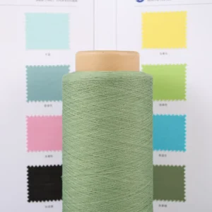 27NM/1 Core Yarn 55% Wool 45% Polyester Filament Blended Dyed Yarn for Apparel & Home Textiles