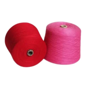 28S 2 Core Spun Ring Spun Eco Friendly Acrylic Blended Yarn High Tenacity Dyed Super Soft Knitting Crochet Yarn Comfortable