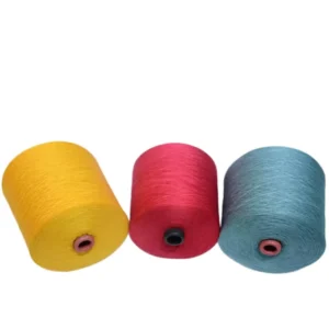 28S 2 High Elastic Rich Color Core spun Yarn 50% Viscose 28% Nylon 22% PBT Blended Textile Factory Excellent Color Fastness