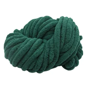 2cm Fancy Dyed 100% Polyester Chenille Yarn Chunky Knit Blanket Super Bulky Eco Friendly Anti Bacteria