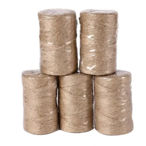 2mm Jute Yarn Twine String 2 Ply Natural Organic Eco Friendly for Knitting Crochet Weaving DIY Craft
