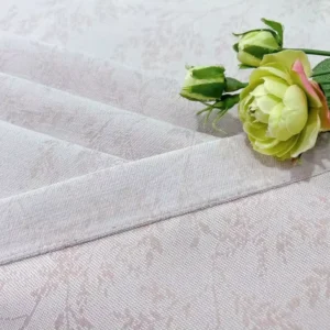 3.20m Factory Supply Chenille Jacquard Linen Blackout Curtains Fabric