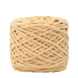 3.3 Two Large Bundles Small Ice Bar Core Spun Yarn Hook Slippers Single-Strand Thick Yarn 100% Organic Cotton DIY