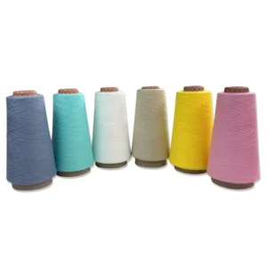 30 1 Dope Dyed Recycled Polyester Spun Yarn 100% Polyester Yarn for Socks