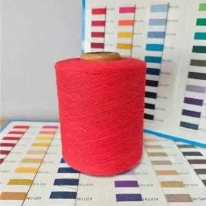 30 Colors Anti Bacteria Recycled Open End Cotton Polyester Blend Yarn Ne0.5s Ne30s for Bangladesh Sock Knitting Weaving