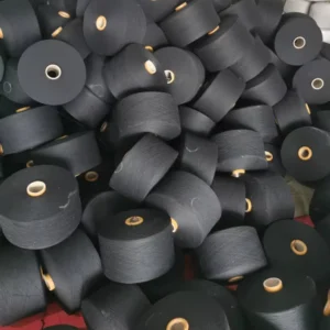 30 Colors Eco-friendly Open End Carded Recycled Regenerated Cotton Blend Yarn for Socks Towels Knitting Weaving