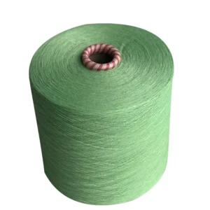 30S 1 Recycled Stock Polyester Staple Spun Yarn Ring Spun Dope Dyed Color Yarn for Socks and Blanket