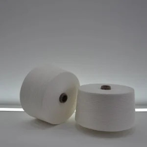 30s MVS 65 35 Raw White Vortex Polyester Viscose Blended Yarn for Crochet for Weaving