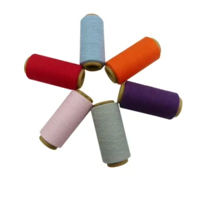 32 Count 100% Pure Polyester Colored Spinning Yarn for Knitting Available