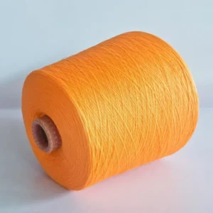 32 Count 2 Ply High Twist 50% Polyester 50% Cotton Dyed Anti Pilling OE Tube Yarn for Knitting