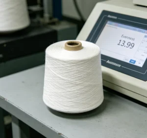 32S High Tenacity Raw Titanium White 100% Ring Spun Polyester Yarn for Knitting Socks