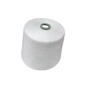 32S Titanium White 100% Ring Spun High Tenacity Raw Polyester Yarn for Knitting Socks