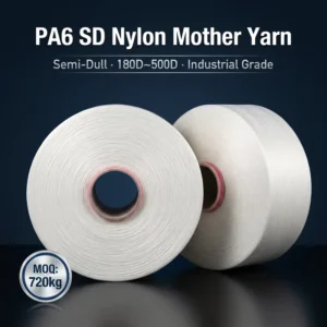 360D/12F Semi Dull Nylon 6 FDY Yarn High Strength Polyamide Yarn for Heavy Duty Webbing & Technical Textiles