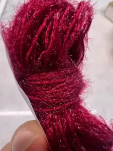 3cm 1/6.2Nm 100% Polyester Dyed Cat Hair Fancy Crochet Yarn-like Feather Yarn Anti-Bacteria High Tenacity Recyclable Knitting