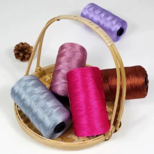 3mm 100g roll Wide Hollow Belt Nylon Ice Yarn Handmade Crochet Knitting for Summer Hats Bags and Knit Crafts