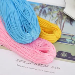 3mm 200g Roll 100% Polyester Yarn for DIY Crochet