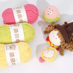 3mm Blended Acrylic Chenille Yarn Ball for DIY Handmade Projects