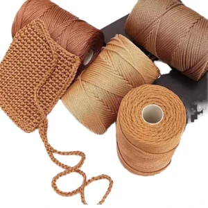 3mm Viscose Silk Fancy Yarn and Dyed Ice Yarn Rope for Knitting Clothing Bags Shoes Hats and so on