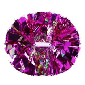 4/6/8/10/12 inch Eco Friendly Plastic Metallic Macaron Colored Cheerleading Pom Poms
