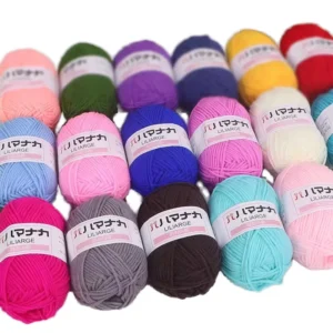 4 Strands 100% Acrylic Dyed Fancy Yarn Anti Pilling Strong DIY Knitting Hook Needle Handmade Manufacturers