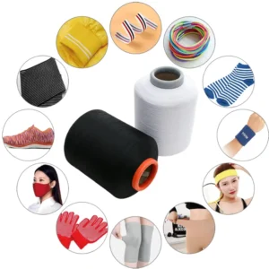 40150 100% Polyester Covered Core Spun Yarn Socks Dyed Yarns Embroidery Sewing Knitting High Tenacity Twisted Raw OEKO TEX