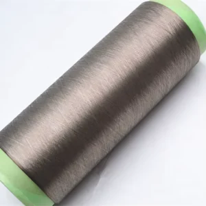 40D Antistatic Silver Metallic Knitting Yarn for Embroidery Sewing Weaving