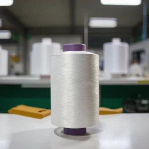 40D+75D 144F Spandex Cationic Polyester Air Covered Knitting Fabric Raw Pattern for Weaving