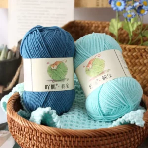40G Cotton Blended Yarn 4 Ply Combed Cotton Yarn for Hand Knitting