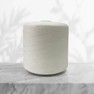 40S/3 RSP 100% Recycled Staple Spun Polyester Sewing Yarn for Sewing Raw White AA Grade GRS
